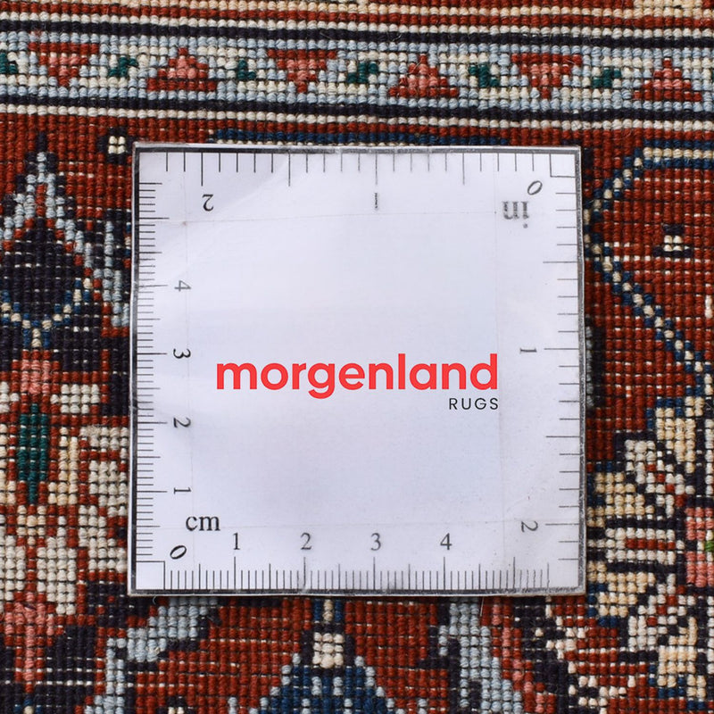 Dywan perski - Tabriz - Królewski - 204 x 148 cm - rdza