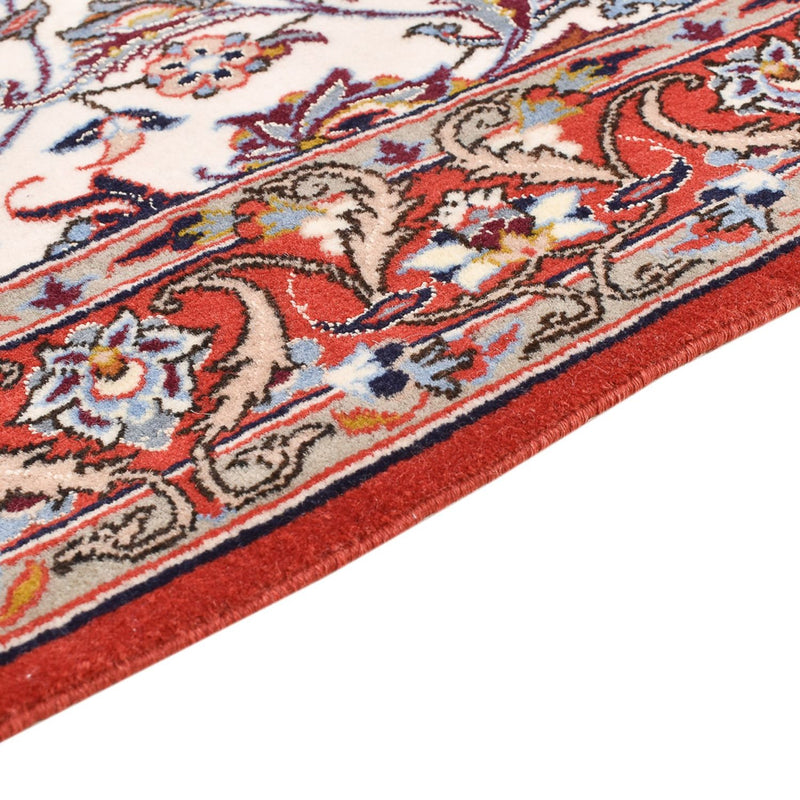 Biegacz Dywan perski - Isfahan - Premium - 190 x 70 cm - ciemny beż