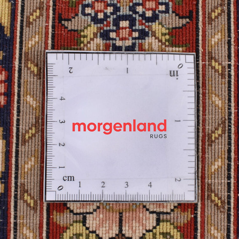 Biegacz Perski dywan - Ghom - Królewski - 156 x 55 cm - ciemny beż