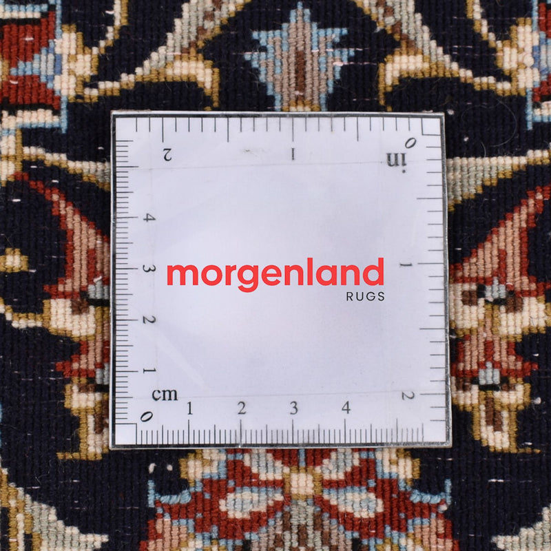 Biegacz Perski dywan - Ghom - Królewski - 155 x 55 cm - ciemnoniebieski