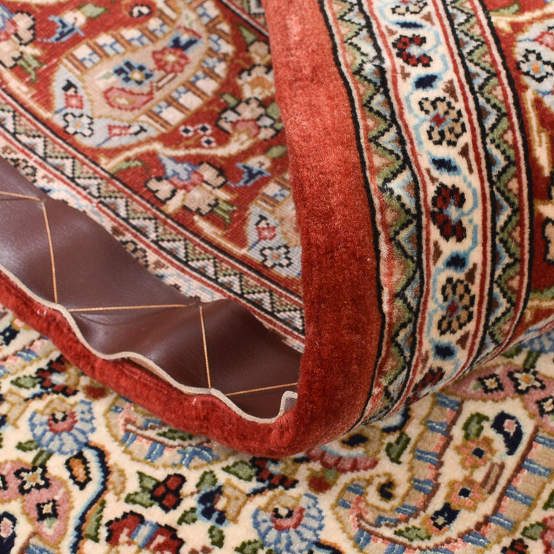 Perski dywan - Ghom - Królewski - 150 x 105 cm - jasny beż