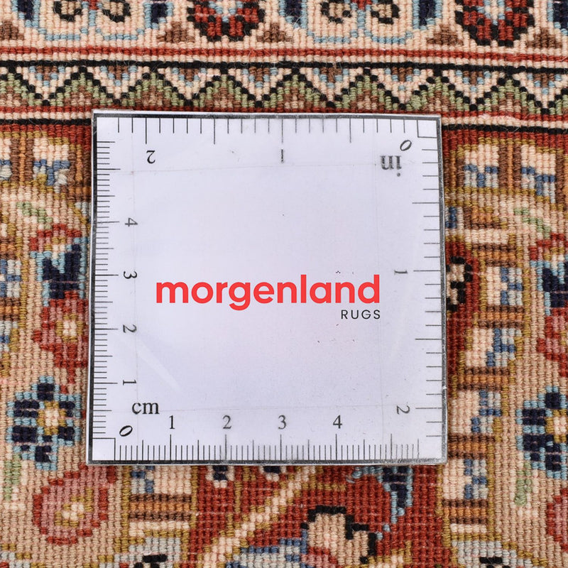 Perski dywan - Ghom - Królewski - 150 x 105 cm - jasny beż