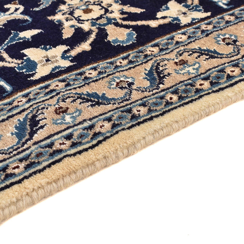 Biegacz Dywan perski - Nain - Królewski - 196 x 66 cm - ciemnoniebieski