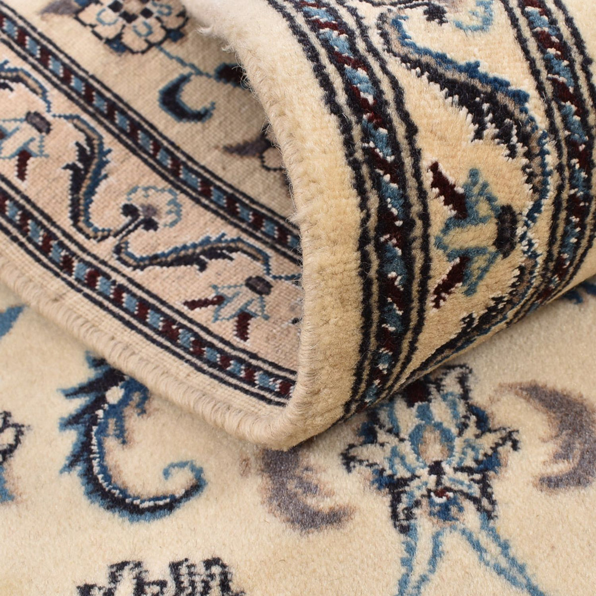 Biegacz Dywan perski - Nain - Królewski - 199 x 60 cm - beżowy