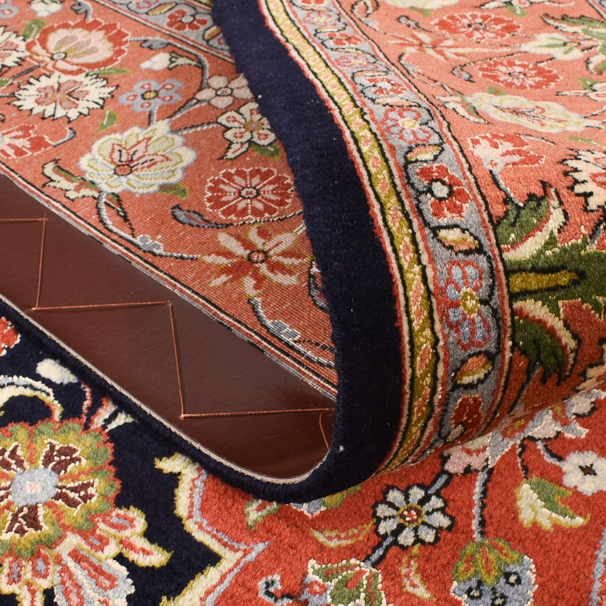 Perski dywan - Ghom - Królewski - 227 x 140 cm - ciemnoniebieski