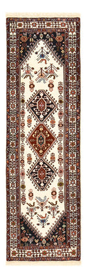 Biegacz Dywan Gabbeh - Kashkuli perski - 200 x 63 cm - wielokolorowy