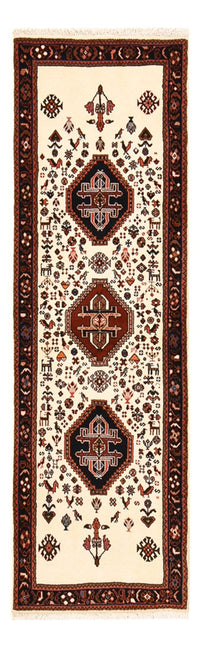 Biegacz Dywan Gabbeh - Kashkuli perski - 205 x 65 cm - wielokolorowy
