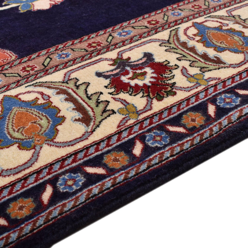 Dywan Gabbeh - Kashkuli perski - 235 x 175 cm - ciemnoniebieski