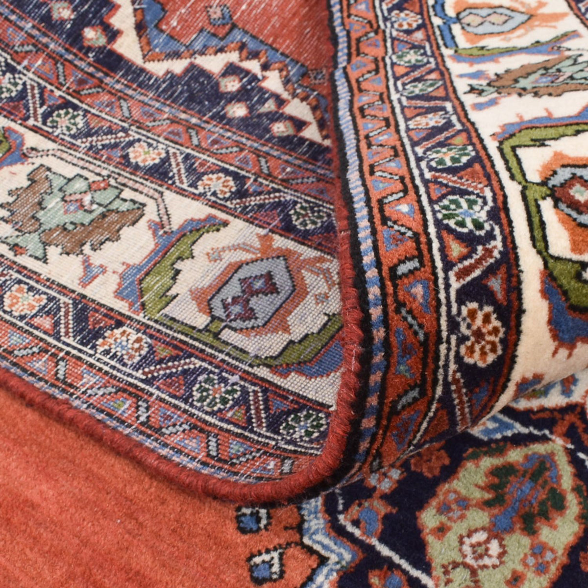 Dywan Gabbeh - Kashkuli perski - 260 x 180 cm - czerwony