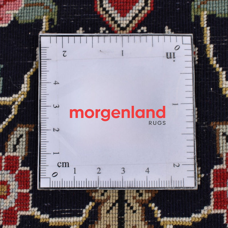 Biegacz Perski dywan - Ghom - Królewski - 182 x 55 cm - ciemnoniebieski