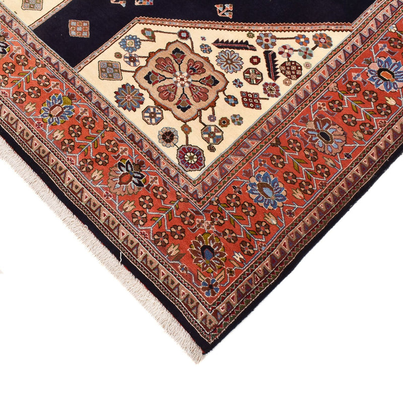 Dywan Gabbeh - Kashkuli perski - 250 x 180 cm - ciemnoniebieski