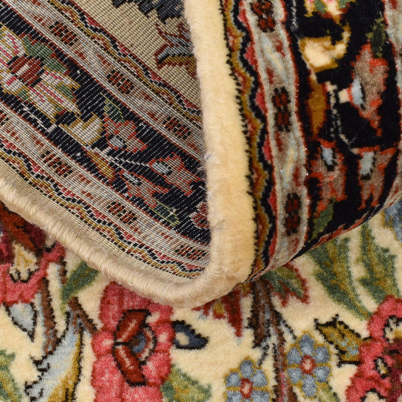 Biegacz Perski dywan - Ghom - Królewski - 204 x 57 cm - beżowy