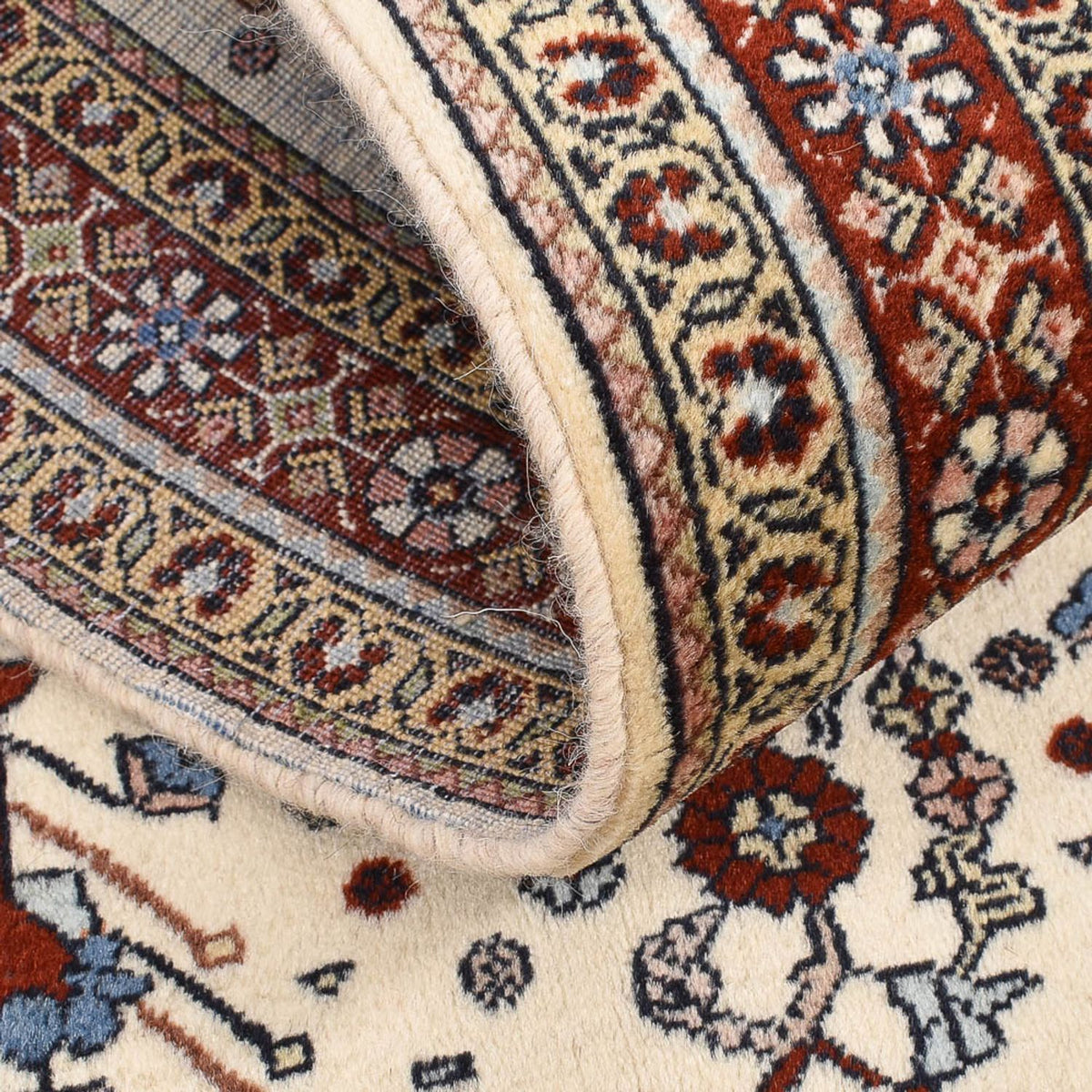 Biegacz Dywan Gabbeh - Kashkuli perski - 213 x 65 cm - beżowy