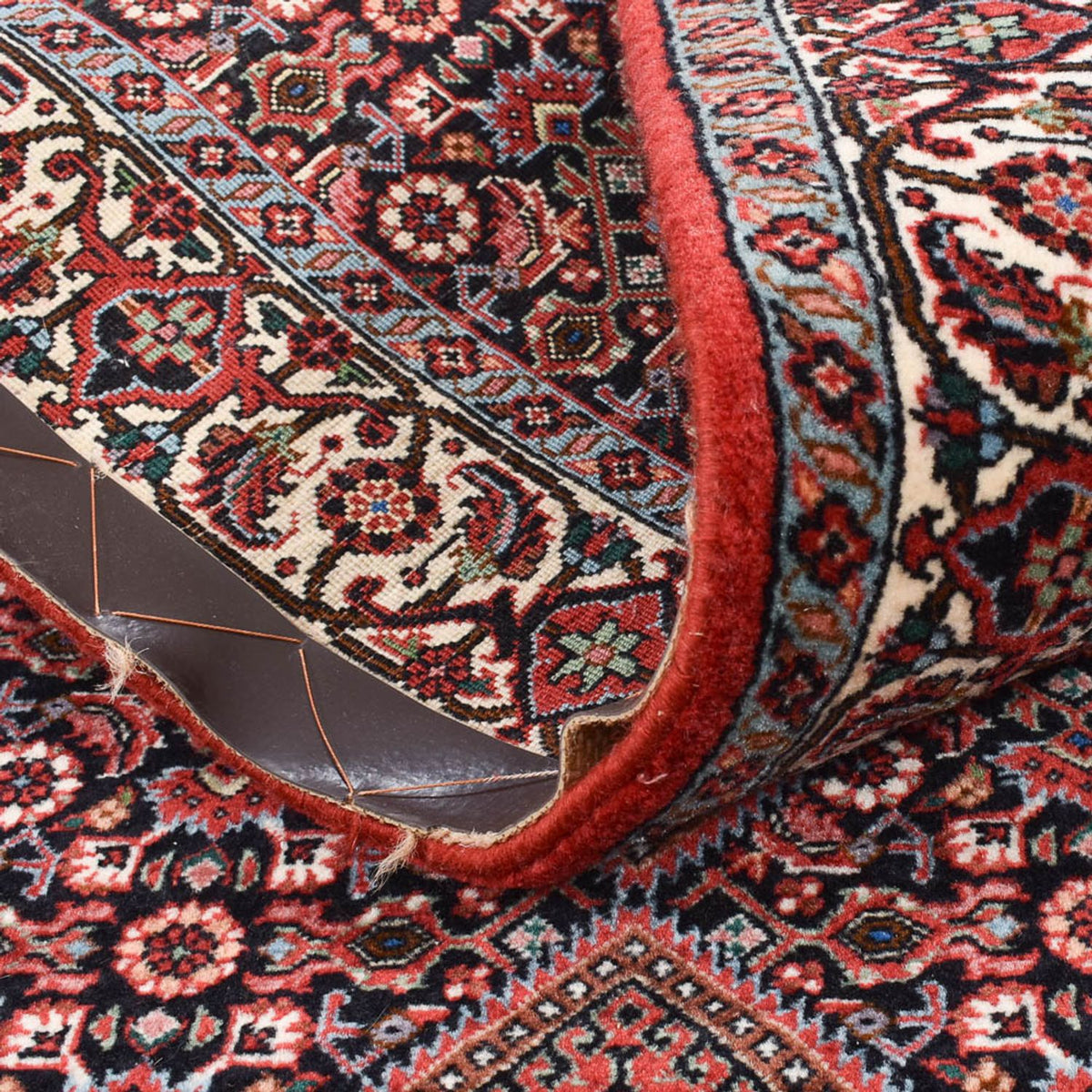 Biegacz Dywan perski - Bijar - 309 x 83 cm - rdza