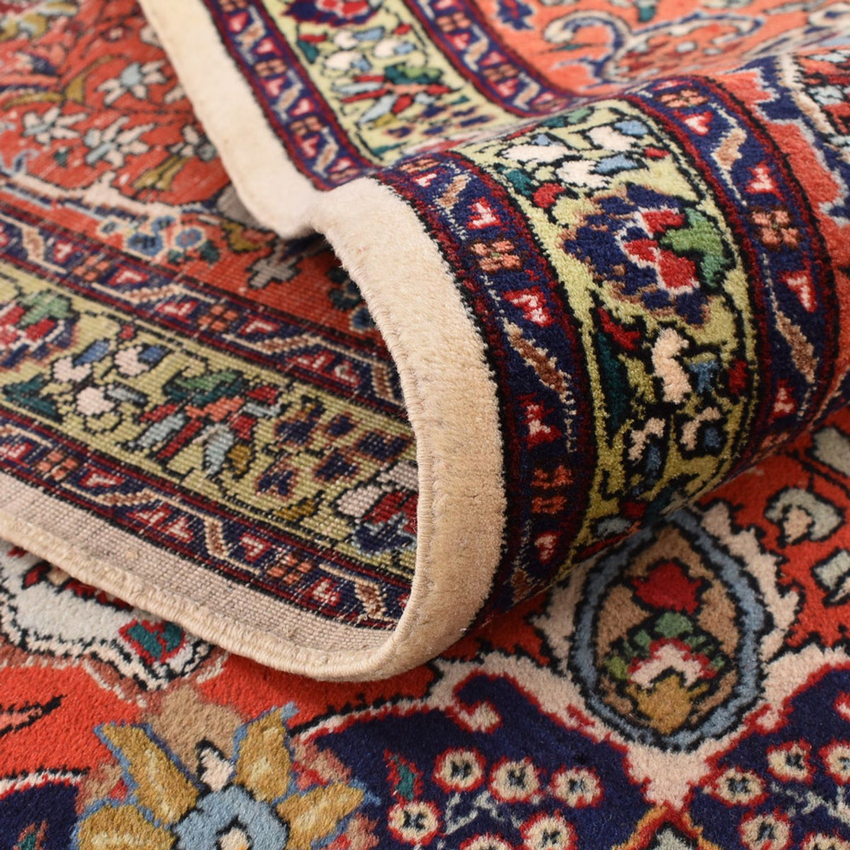 Dywan perski - Tabriz - Królewski - 385 x 300 cm - rdza