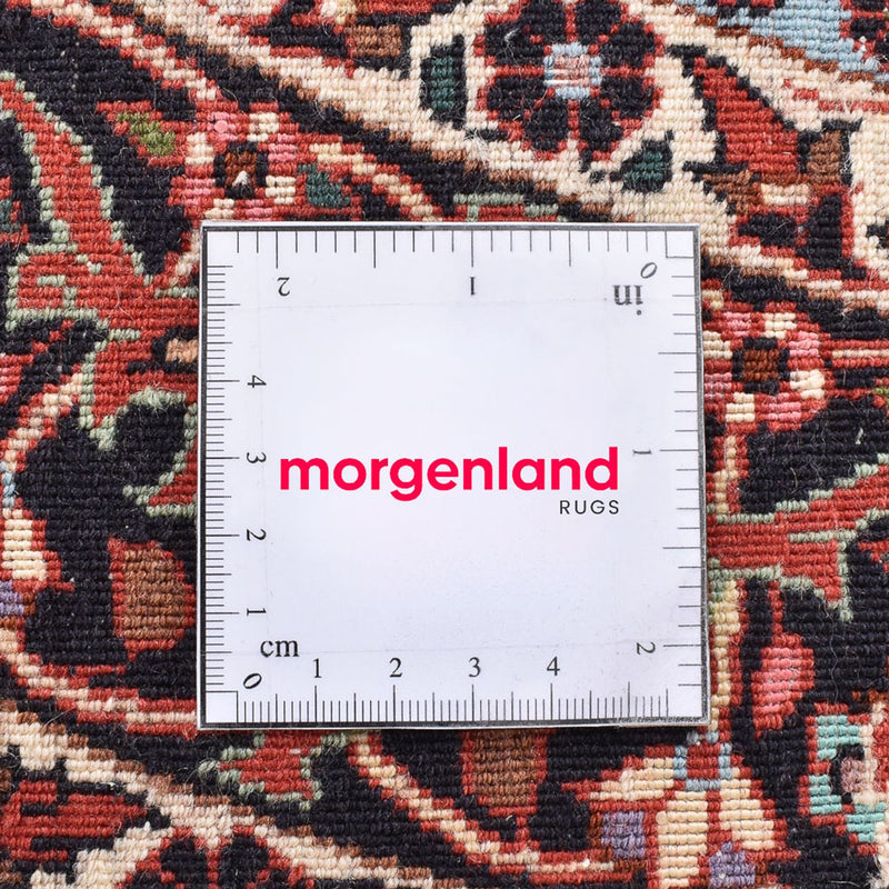 Dywan perski - Bijar okrągły  - 150 x 150 cm - jasna czerwień