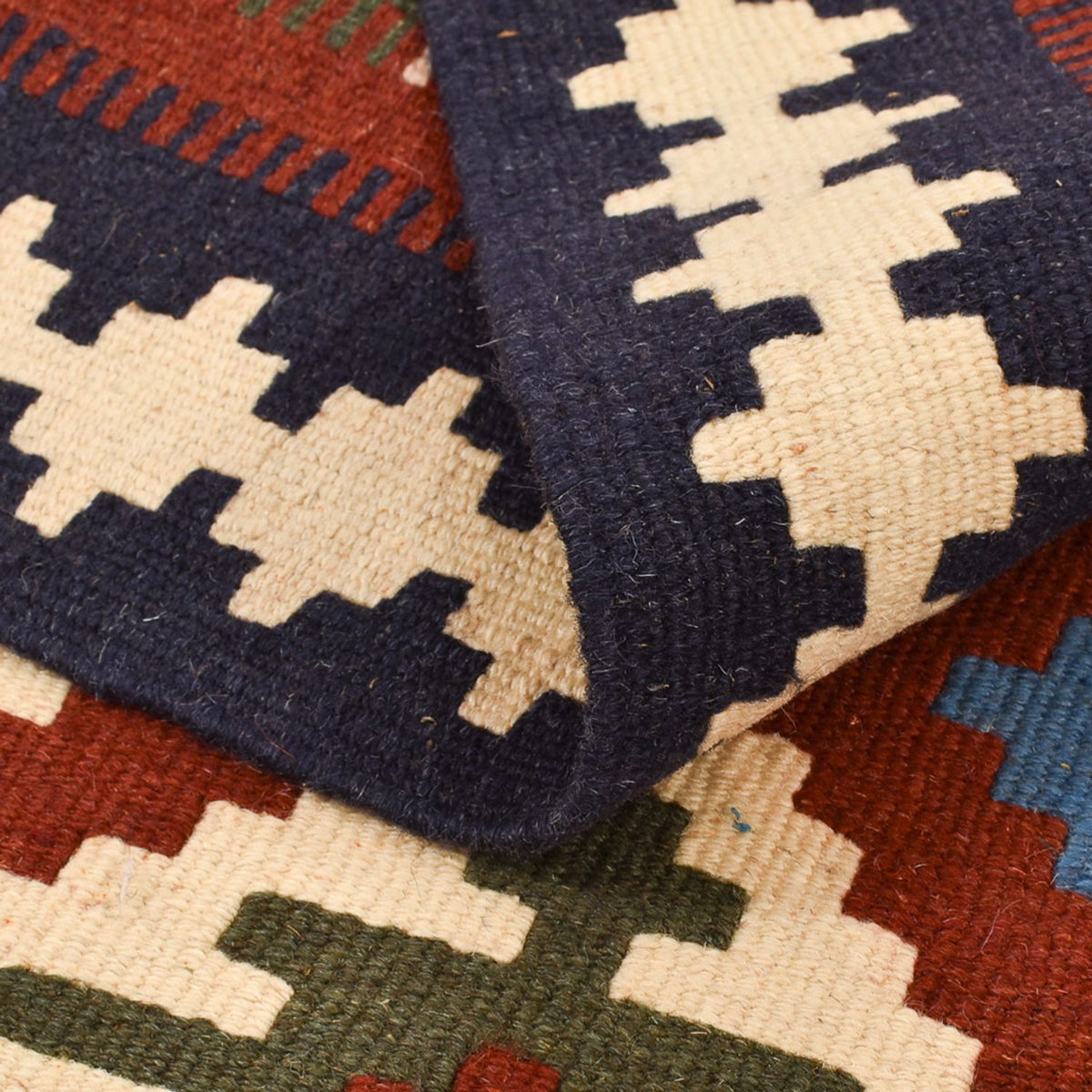 Dywan Kelim - Orientalny - 145 x 100 cm - wielokolorowy