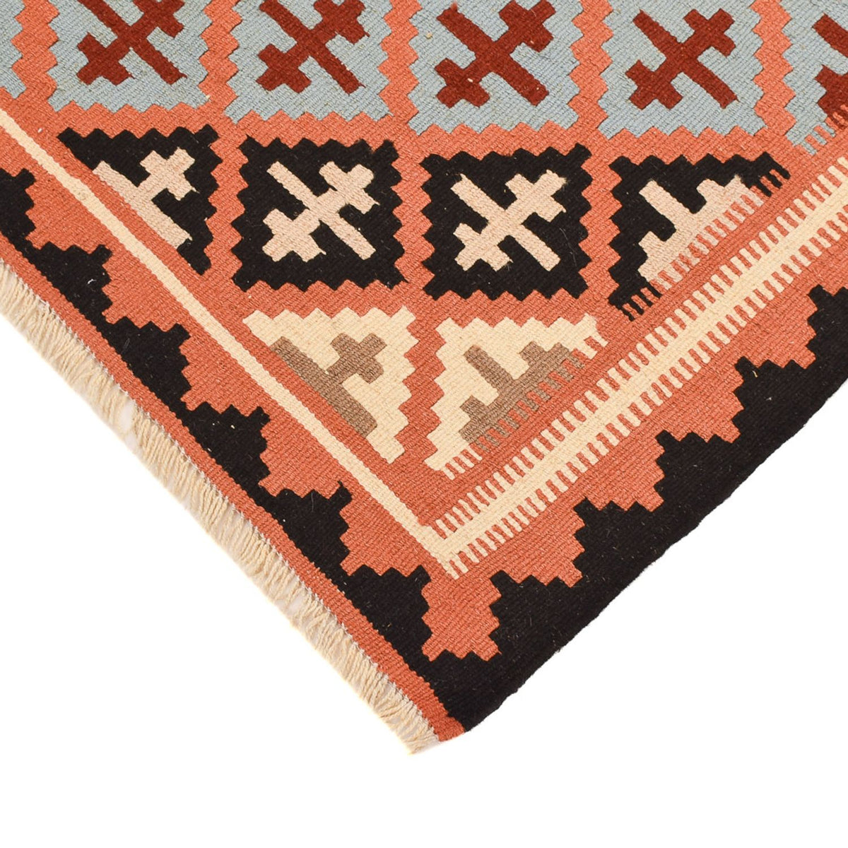 Dywan Kelim - Orientalny - 145 x 98 cm - wielokolorowy