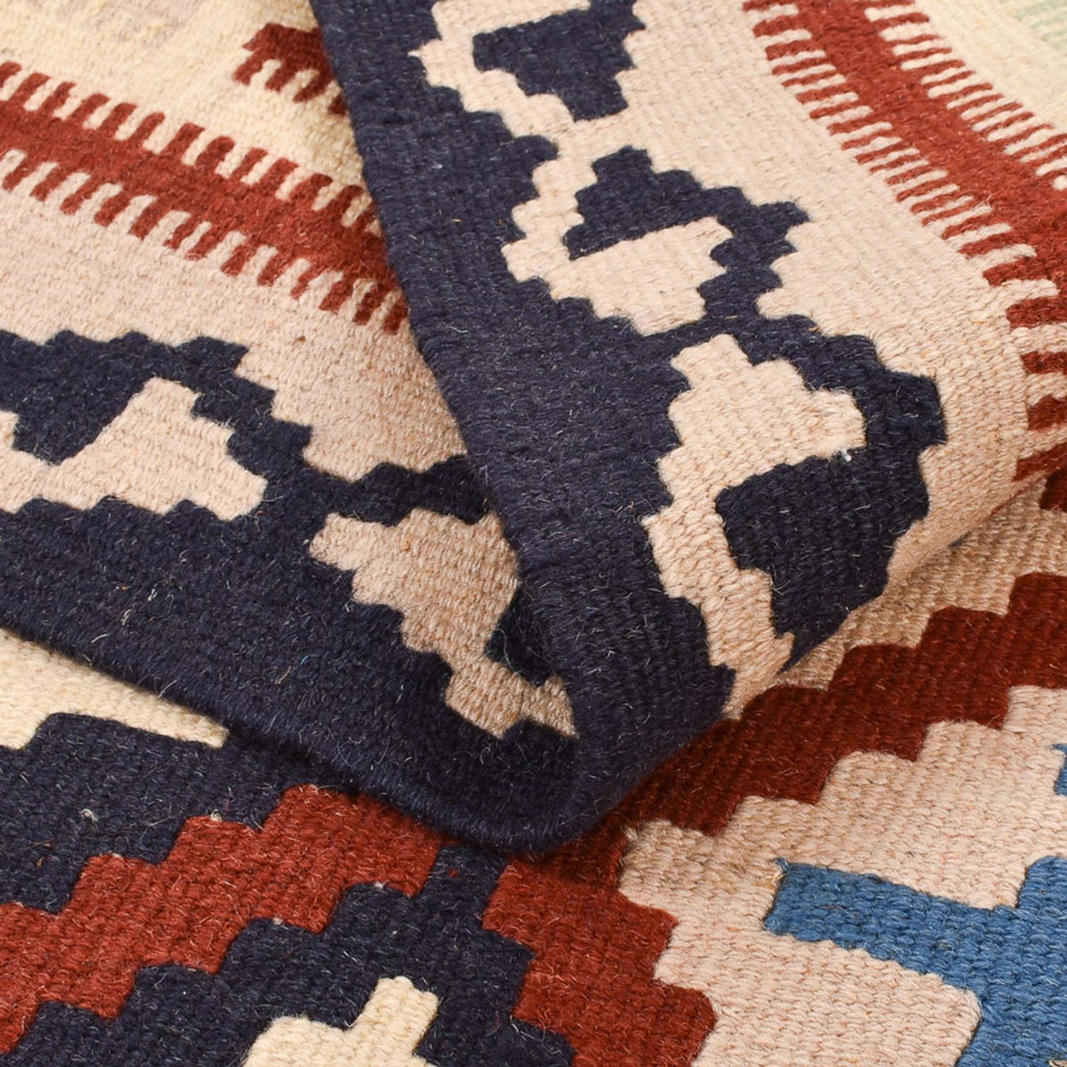 Dywan Kelim - Orientalny - 147 x 102 cm - wielokolorowy