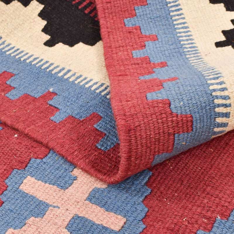 Dywan Kelim - Orientalny - 150 x 98 cm - wielokolorowy