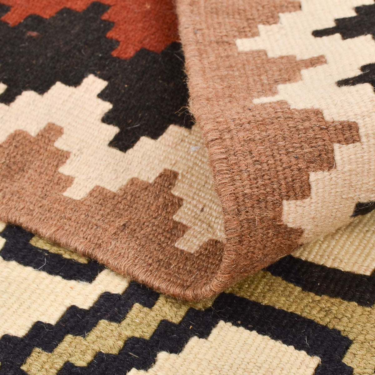 Dywan Kelim - Orientalny - 146 x 100 cm - wielokolorowy