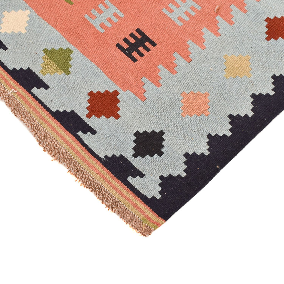 Dywan Kelim - Orientalny - 143 x 100 cm - wielokolorowy