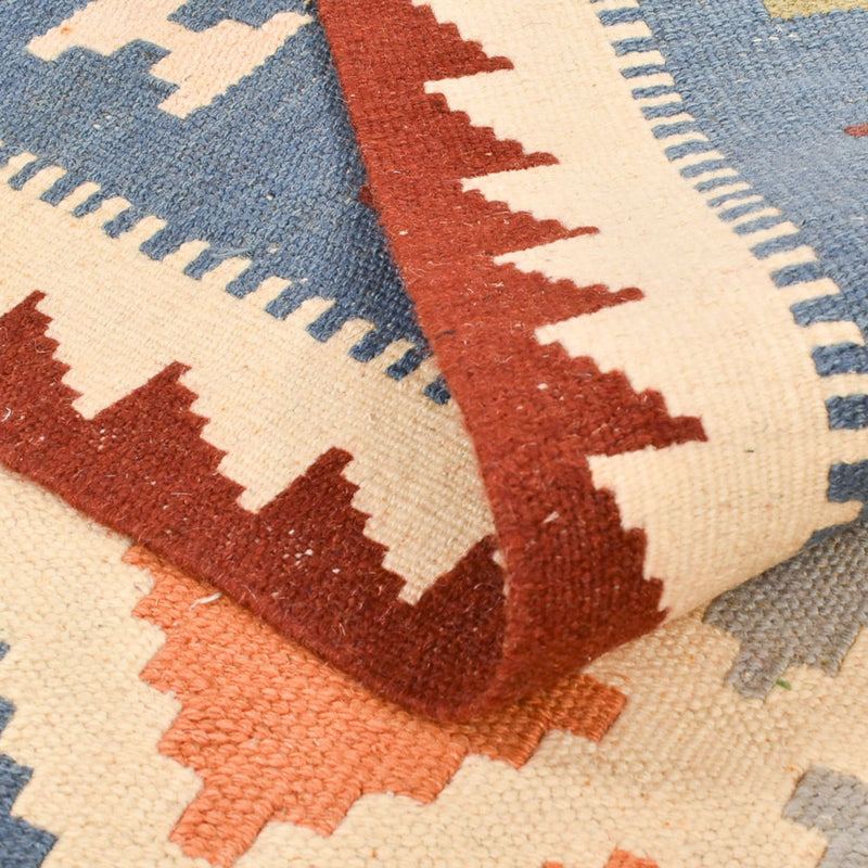 Dywan Kelim - Orientalny - 147 x 100 cm - wielokolorowy