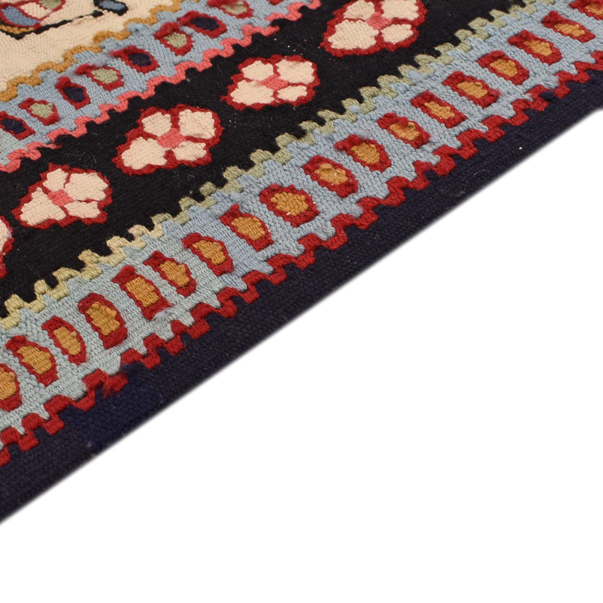 Dywan Kelim - Orientalny - 125 x 70 cm - wielokolorowy