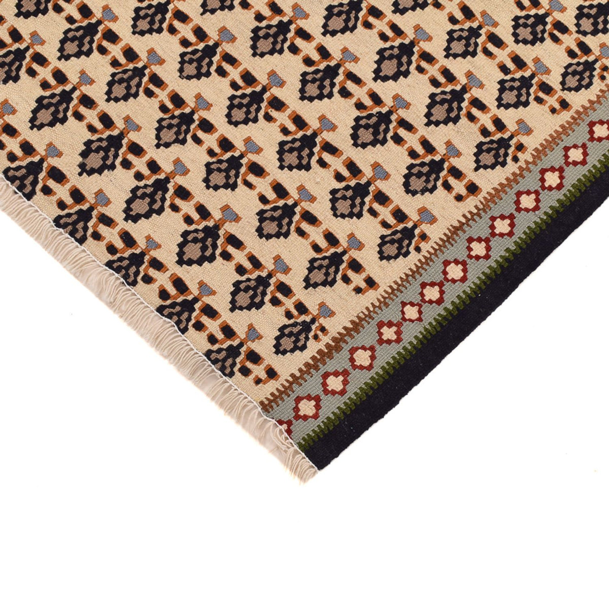 Dywan Kelim - Orientalny - 85 x 82 cm - kremowy