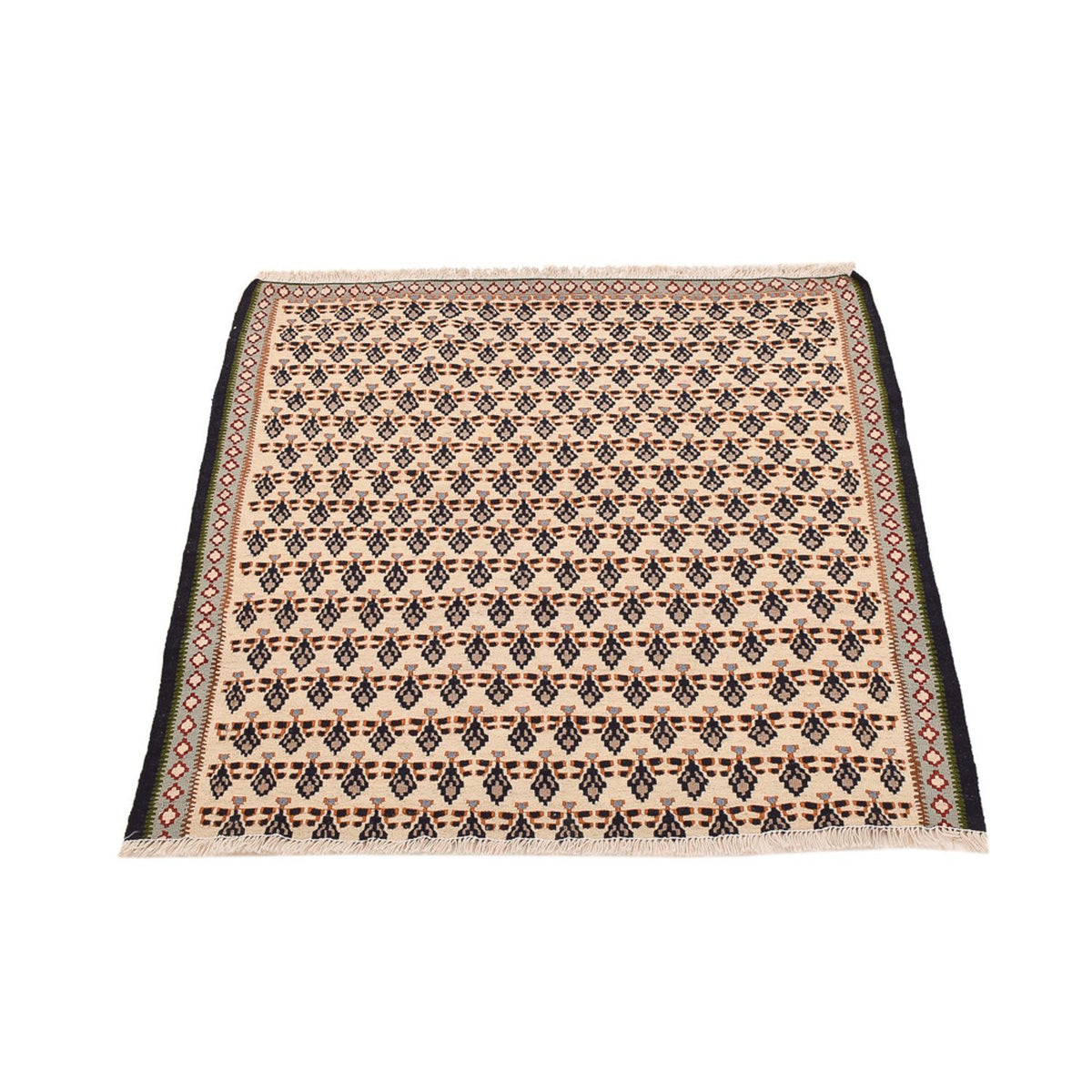 Dywan Kelim - Orientalny - 85 x 82 cm - kremowy