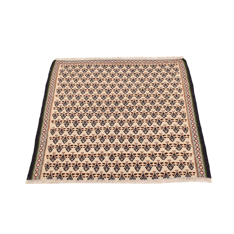 Dywan Kelim - Orientalny - 85 x 82 cm - kremowy