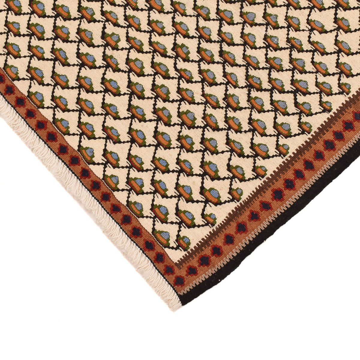 Dywan Kelim - Orientalny - 88 x 85 cm - kremowy