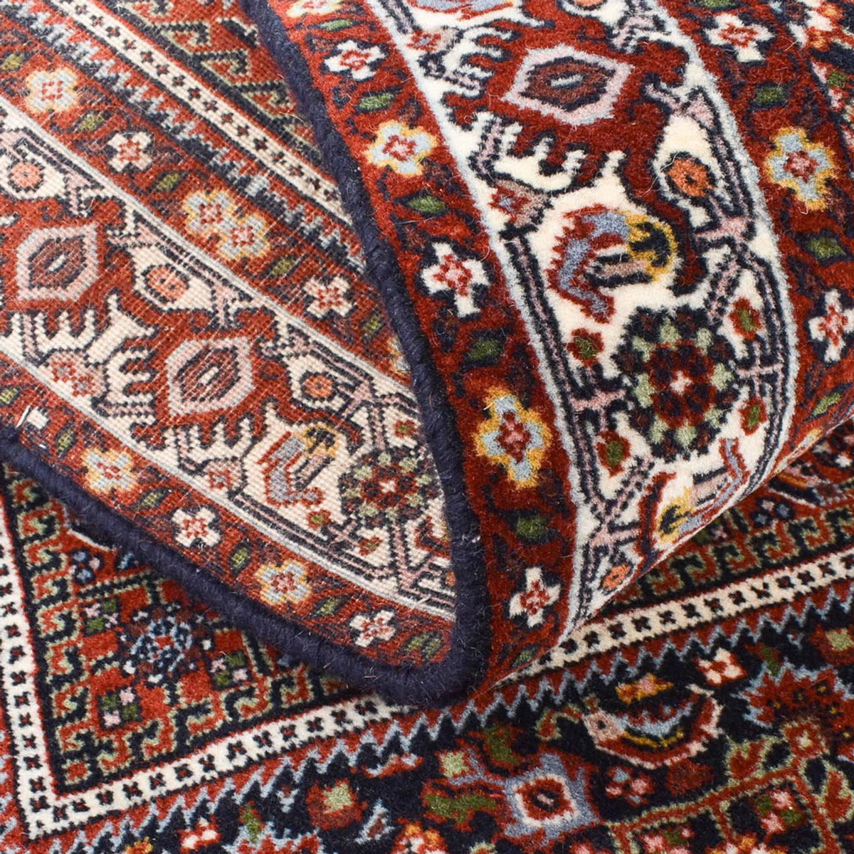 Dywan perski - Bijar - 145 x 85 cm - rdza