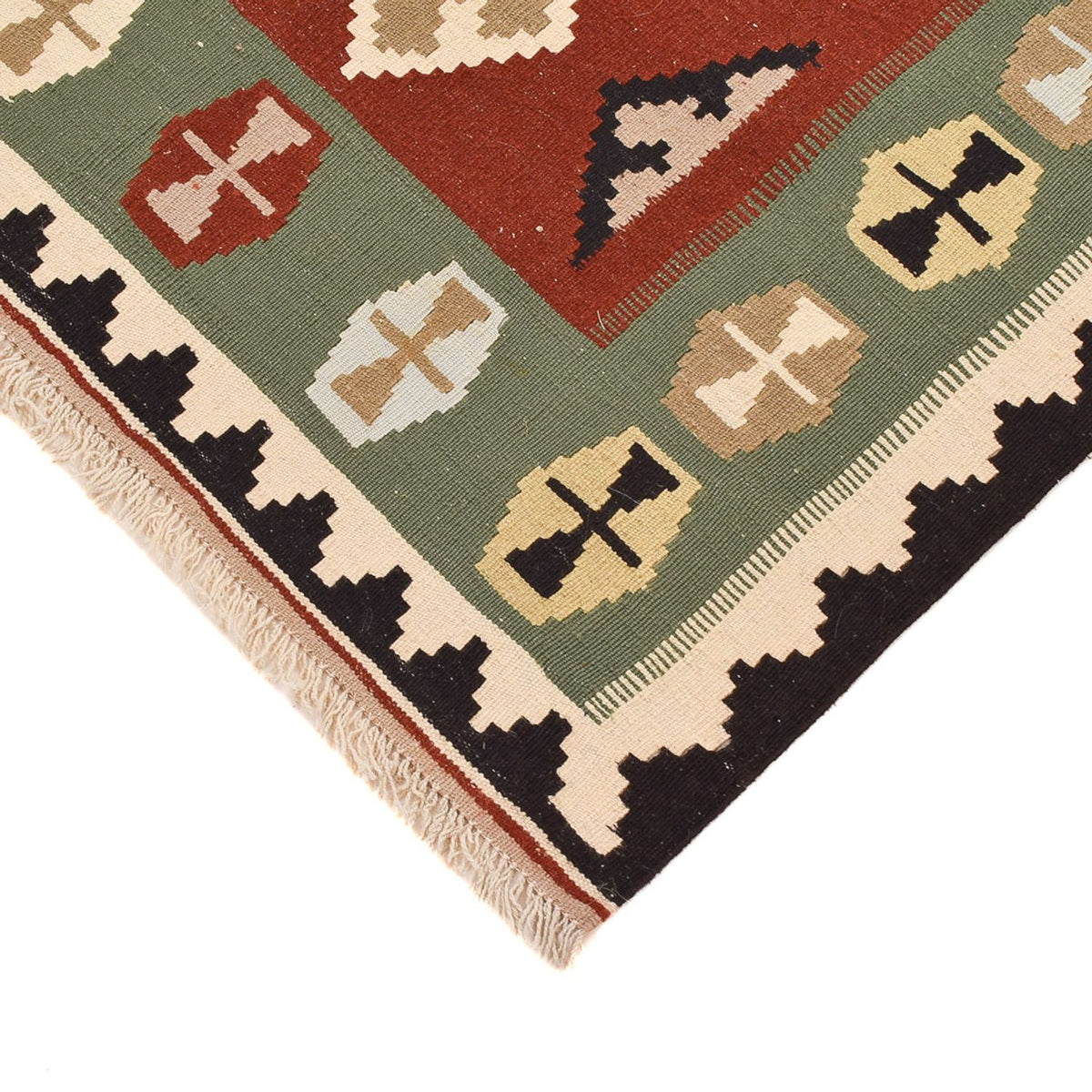 Dywan Kelim - Orientalny - 146 x 110 cm - wielokolorowy