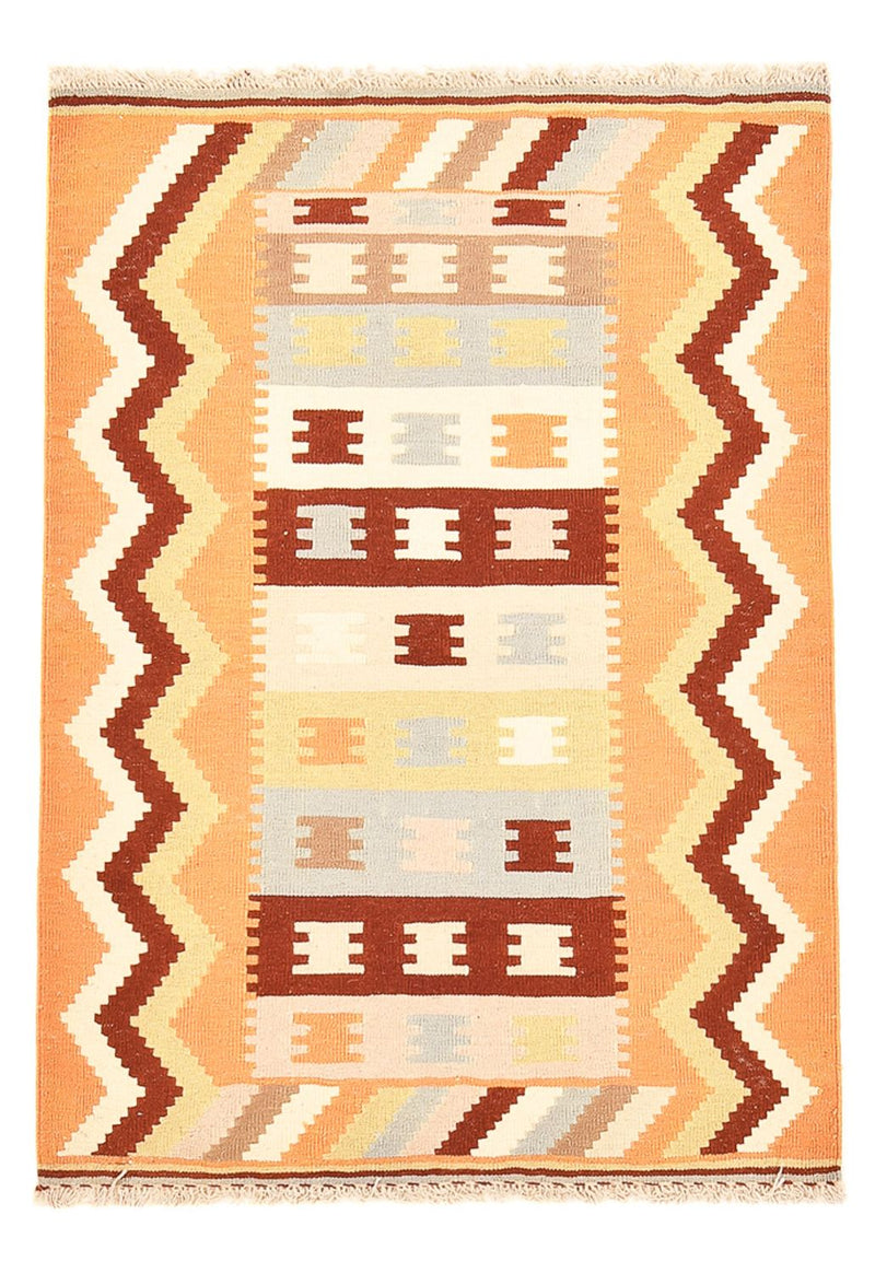 Dywan Kelim - Orientalny - 147 x 106 cm - wielokolorowy