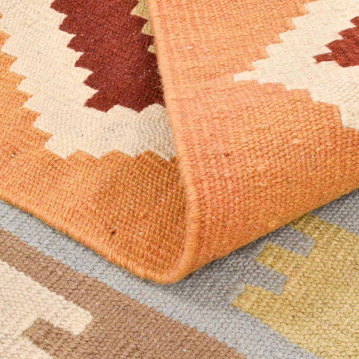 Dywan Kelim - Orientalny - 147 x 106 cm - wielokolorowy