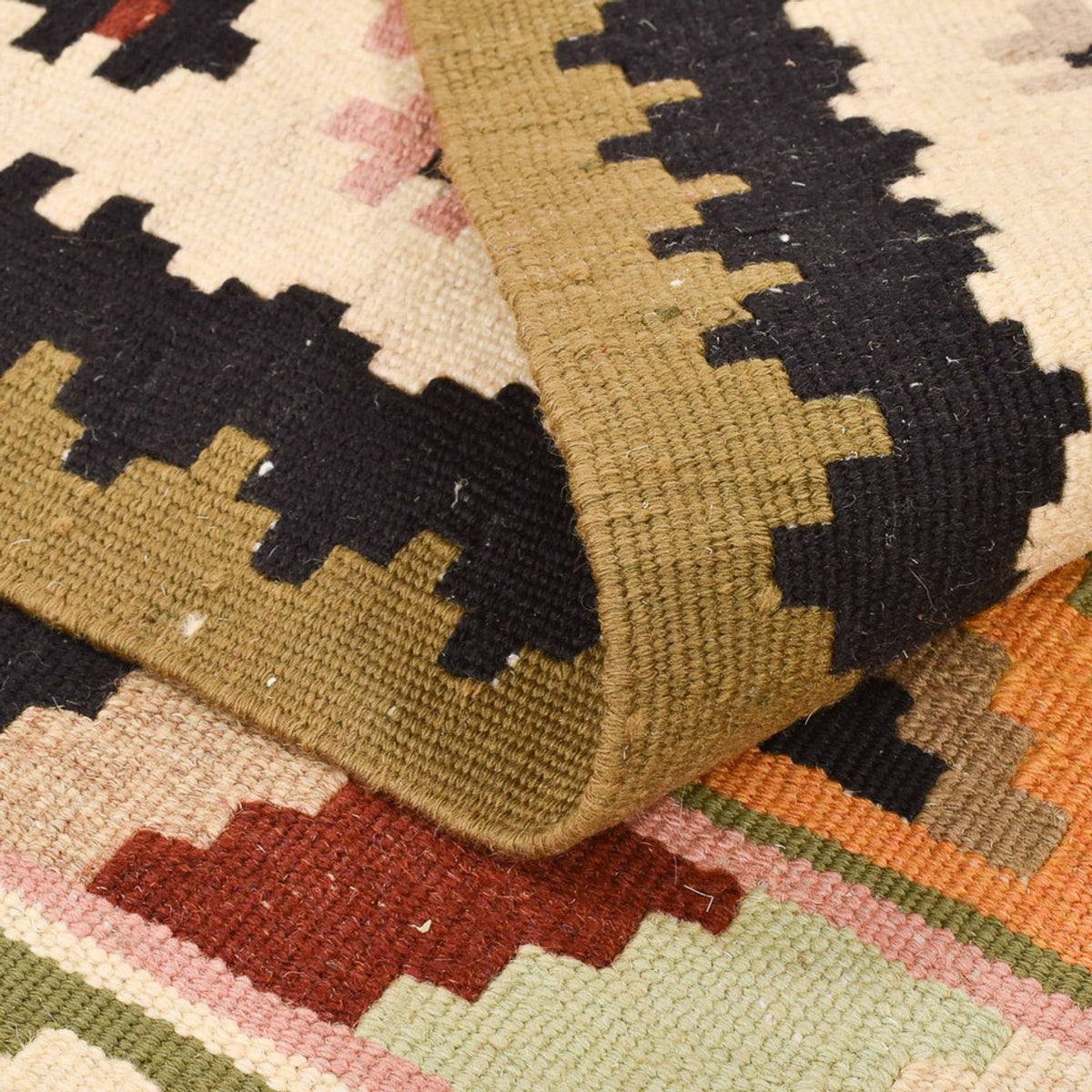 Dywan Kelim - Orientalny - 147 x 102 cm - wielokolorowy