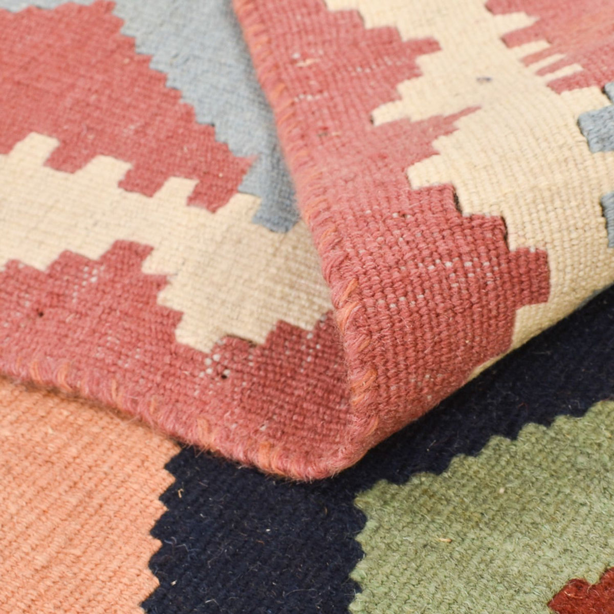 Dywan Kelim - Orientalny - 145 x 94 cm - wielokolorowy