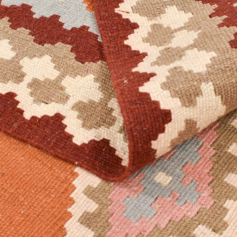 Dywan Kelim - Orientalny - 146 x 106 cm - wielokolorowy