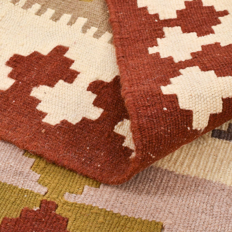 Dywan Kelim - Orientalny - 148 x 111 cm - wielokolorowy