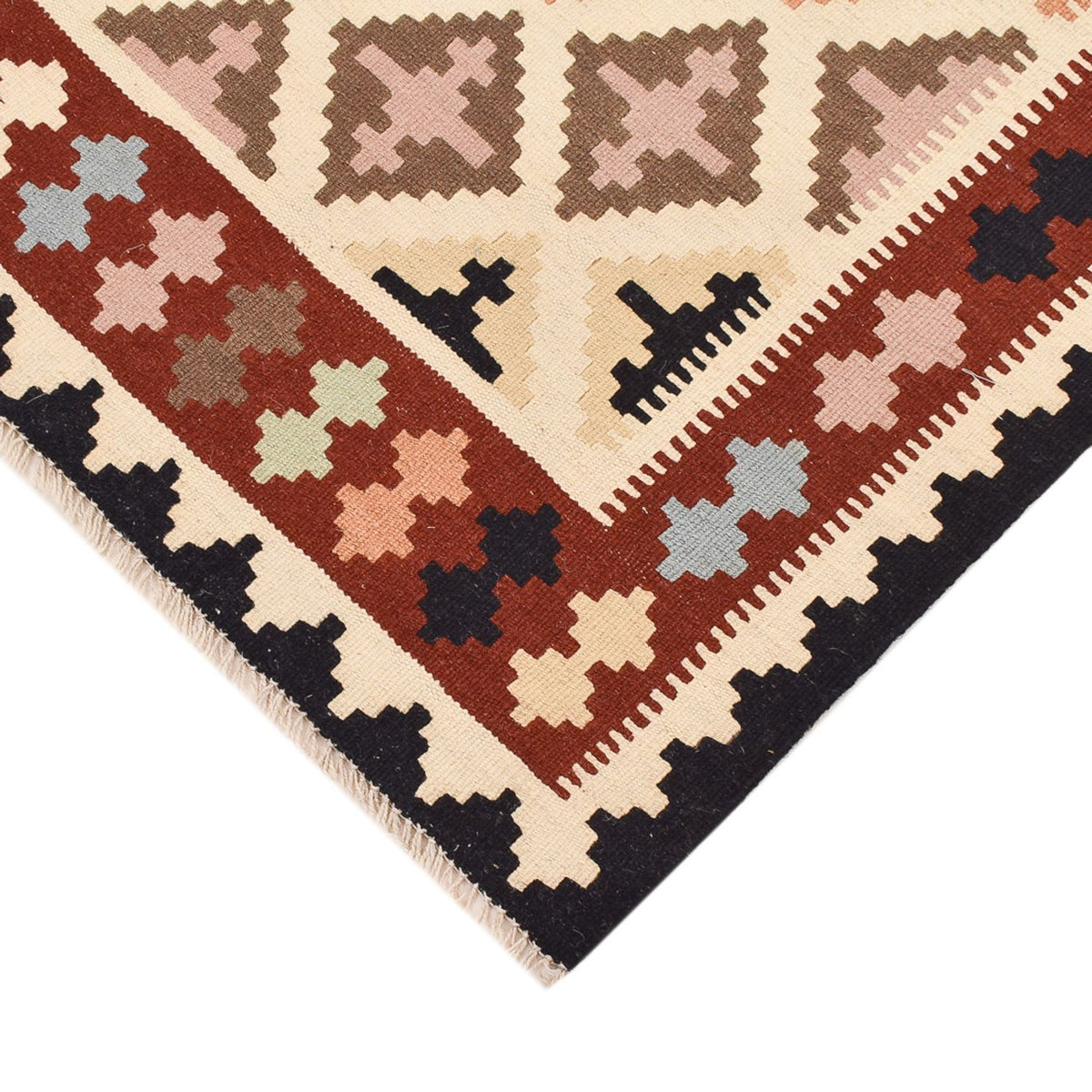 Dywan Kelim - Orientalny - 153 x 102 cm - wielokolorowy