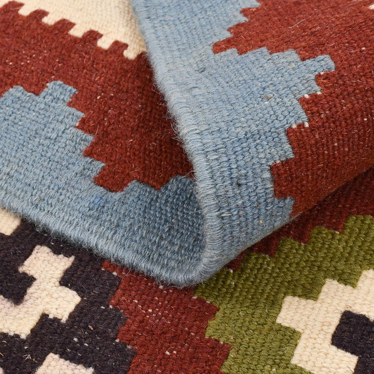 Dywan Kelim - Orientalny - 147 x 104 cm - wielokolorowy