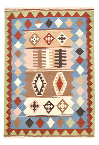 Dywan Kelim - Orientalny - 144 x 102 cm - wielokolorowy