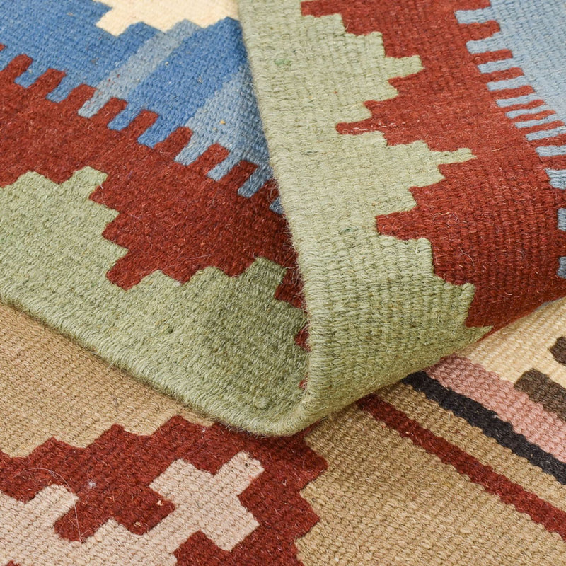 Dywan Kelim - Orientalny - 144 x 102 cm - wielokolorowy