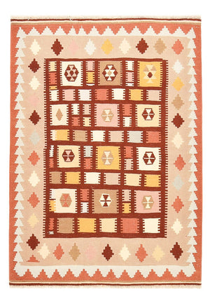 Dywan Kelim - Orientalny - 147 x 103 cm - wielokolorowy