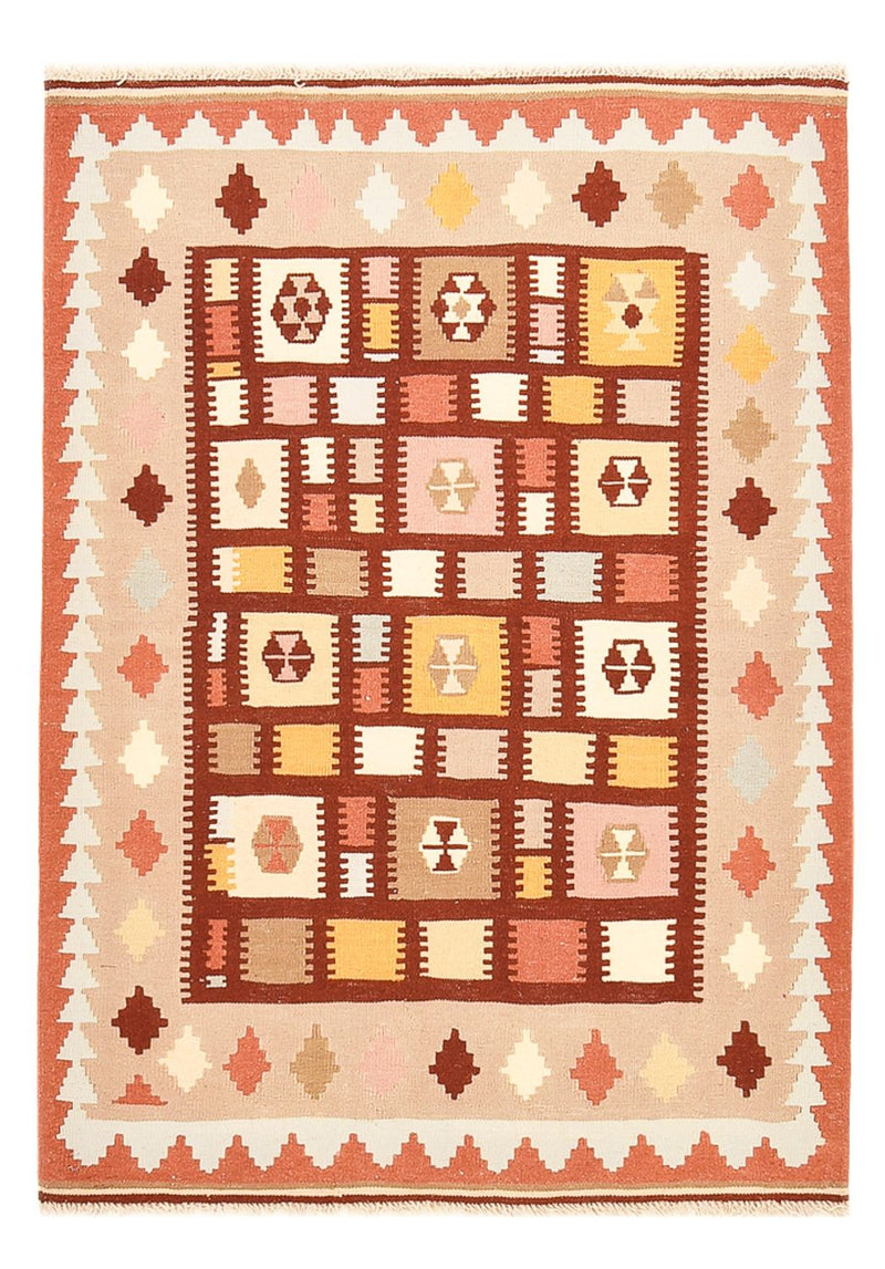 Dywan Kelim - Orientalny - 147 x 103 cm - wielokolorowy