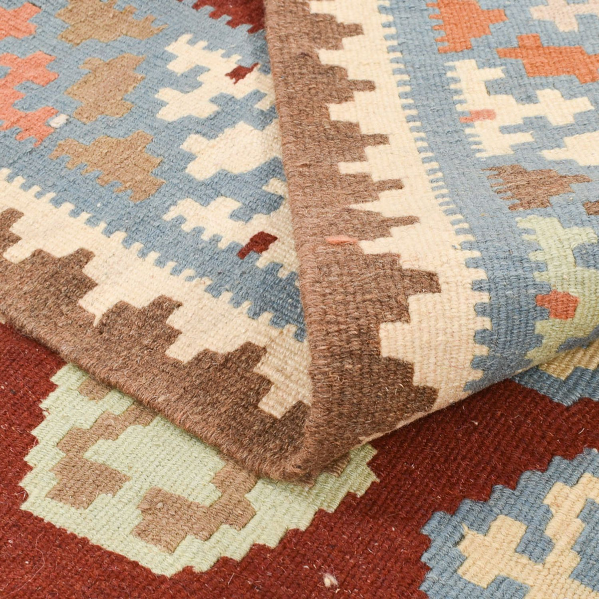 Dywan Kelim - Orientalny - 145 x 107 cm - wielokolorowy