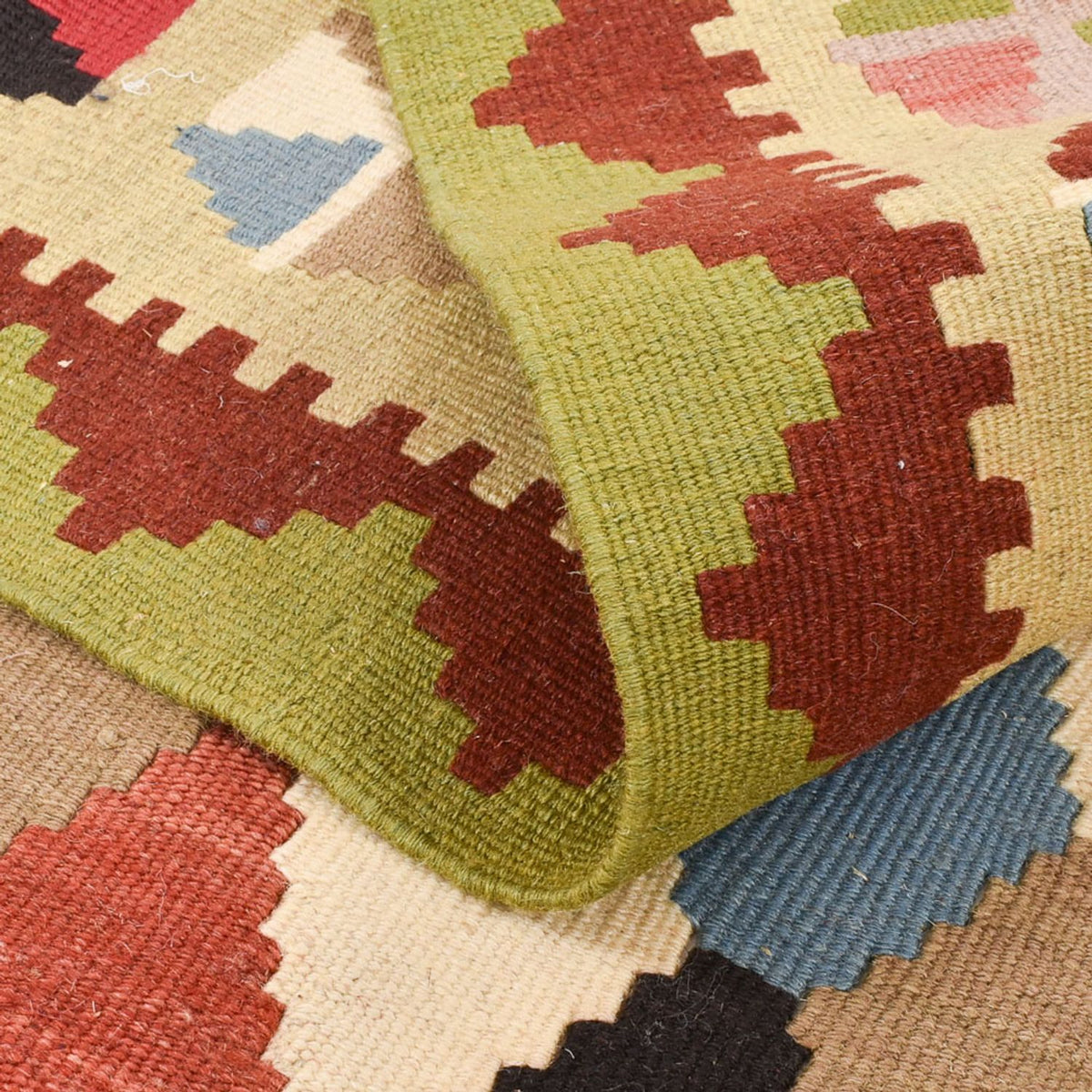 Dywan Kelim - Orientalny - 157 x 98 cm - wielokolorowy