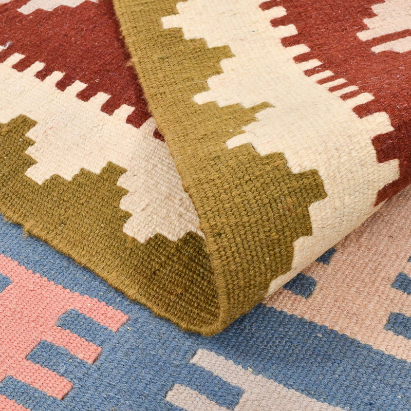 Dywan Kelim - Orientalny - 150 x 98 cm - wielokolorowy