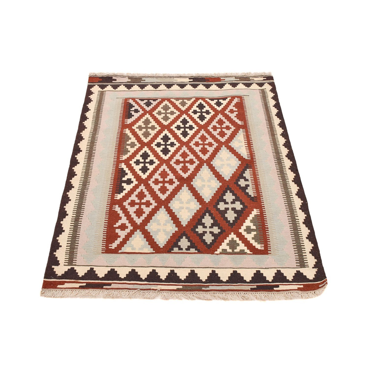 Dywan Kelim - Orientalny - 155 x 105 cm - wielokolorowy